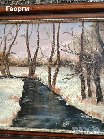 Картина масло-76, снимка 5 - Антикварни и старинни предмети - 52350361