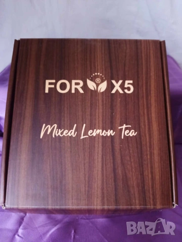 Билкова детоксираща напитка For X5 Lemon Tea 30 сашета, чай за отслабване, снимка 2 - Хранителни добавки - 54200652