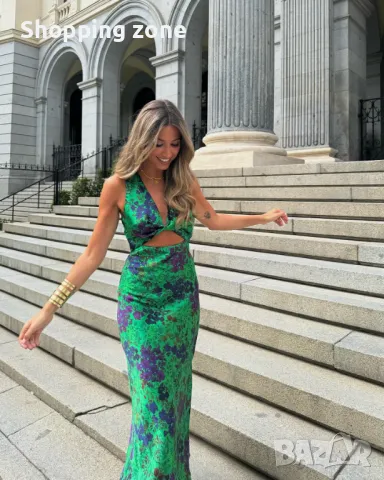 Дълга елегантна рокля 