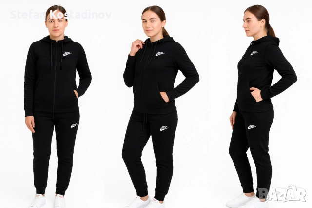 ✅🍂Дамски екип Найк черен 💥S M L XL XXL 