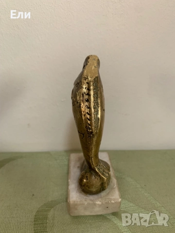 Бронзова статуетка на риба, снимка 4 - Колекции - 52553285