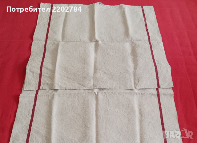 Битови,старинни големи ленени кърпи , снимка 14 - Покривки за маси - 29883129