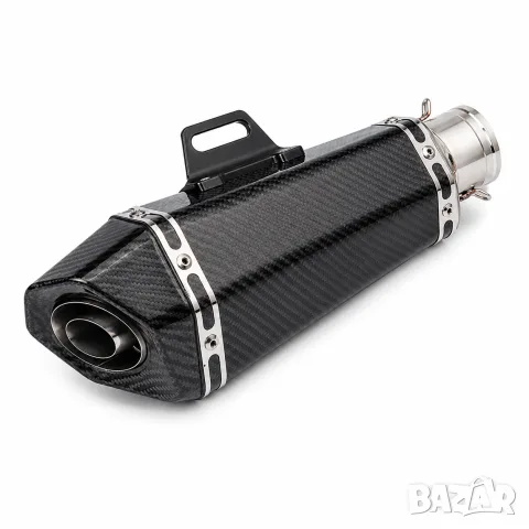 Карбоново неръждаемо гърне 345 mm с DB Killer, снимка 2 - Аксесоари и консумативи - 55866253