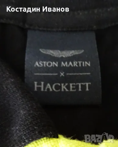 Aston Martin Racing x Hackett London мъжка поло блуза XL, снимка 4 - Блузи - 55776526