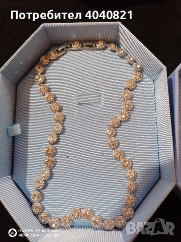 Колие от колекция Swarovski, снимка 5 - Колиета, медальони, синджири - 52586530