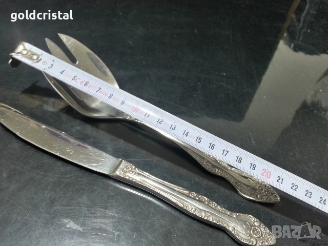 стари руски прибори за сервиране , снимка 3 - Антикварни и старинни предмети - 53238475