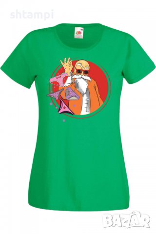Дамска тениска Dragon Ball Z Master Roshi 03,Анимация,игра,Празник,Повод., снимка 7 - Тениски - 37945803