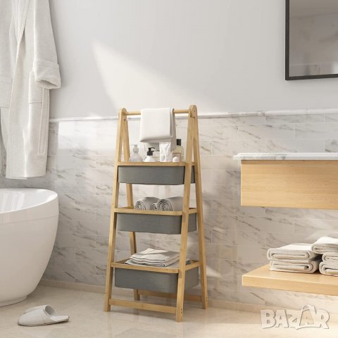 Сгъваема етажерка / кош за пране ZJSJ-LR01BB, снимка 5 - Етажерки - 39824951