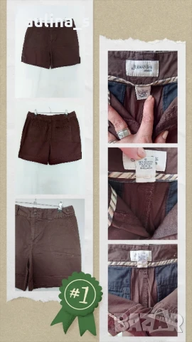 Пет различни броя / Винтидж дамски маркови дънкови бермуди , снимка 6 - Къси панталони и бермуди - 51093351