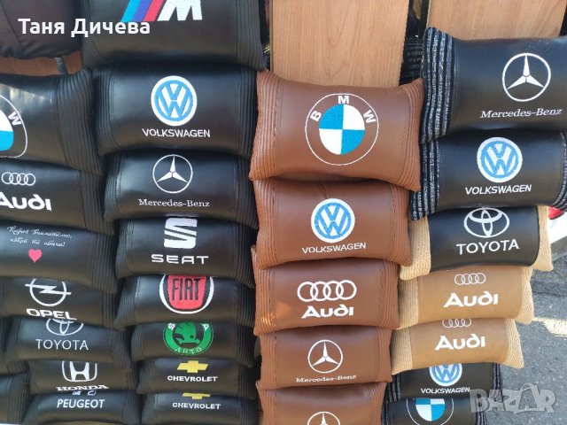 Автовъзглавница с бродерия, снимка 3 - Аксесоари и консумативи - 30077503