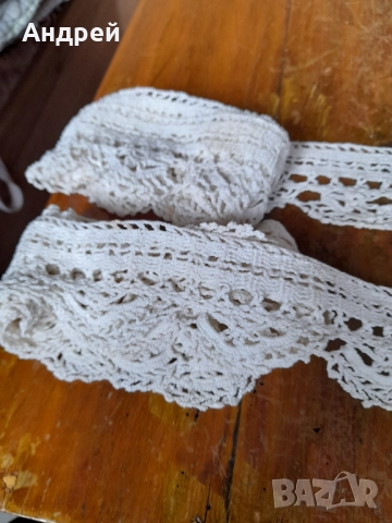 Стара дантела #32, снимка 4 - Антикварни и старинни предмети - 52227530