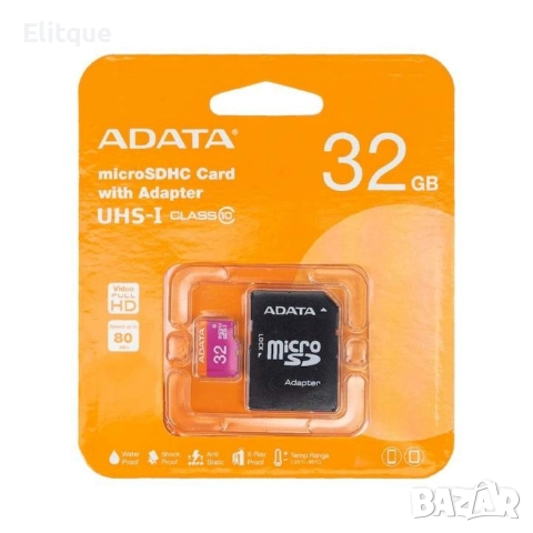MicroSD карта памет, 32GB, 80MB/s, снимка 7 - Карти за игра - 52843078