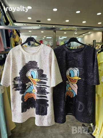 Дамски Тениски с Анимация Два Цвята 