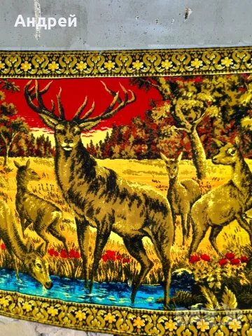 Старинен ковьор,покривка за стена #58, снимка 3 - Антикварни и старинни предмети - 56085369