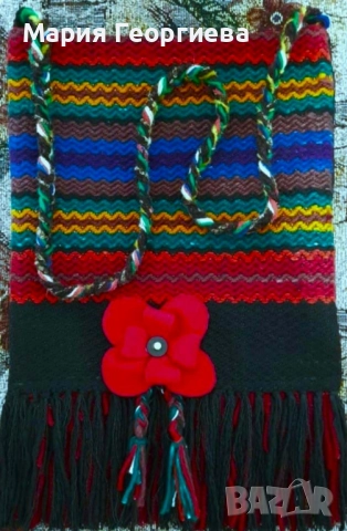 Битова торба / с ресни и цвете / 18 лв. / Налична!