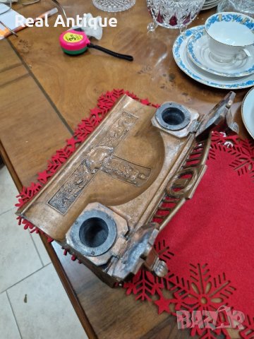 Уникална антикварна колекционерска немска мастилница , снимка 7 - Антикварни и старинни предмети - 42688607
