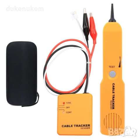 Тестер за кабели и трасета, детектор за прекъсване, генератор на тон, line finder