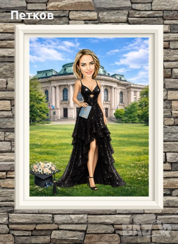 Дигитална карикатура-шарж по снимка за рожден ден, юбилей, бал или други поводи, снимка 14 - Картини - 54099260