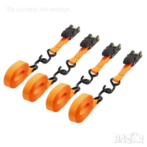 Колани за пристягане R2516A-S – 4.5м, 500кг, 25мм (4 броя в комплект)