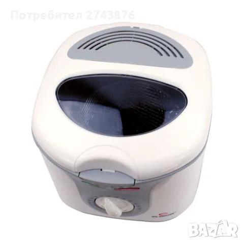 Фритюрник ЕК-408, 2 л., 1300W, Кошница с дръжка, Терморегулатор 80-190°С , снимка 3 - Фритюрници - 51488274