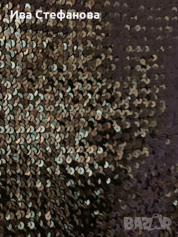  бюстие пола топ 2 в 1 блестящ с пайети  , снимка 2 - Корсети, бюстиета, топове - 34064812