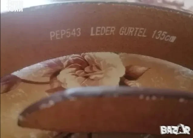 LEDER GURTEL Нов Мъжки Колан Изцяло от Естествена Кожа с Етикет 135см. , снимка 6 - Колани - 51117769
