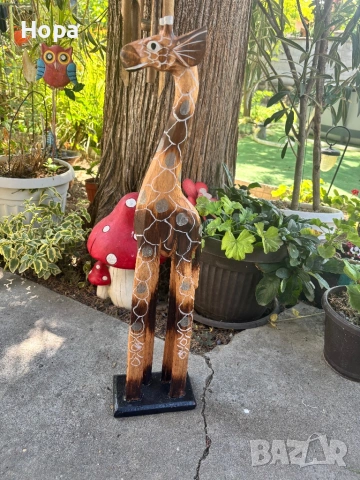 Жирафи от дърво, снимка 5 - Декорация за дома - 52659374