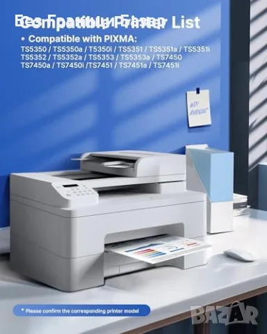 Нови 2 броя 560XL 561XL мастилници за Canon PIXMA TS5350 TS7450 – черна + цветна принтер мастило , снимка 2 - Консумативи за принтери - 56133089