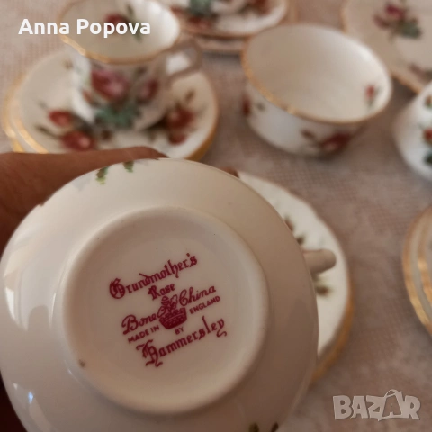 Английски сервиз за чай/кафе Hammersley, снимка 4 - Антикварни и старинни предмети - 53881461