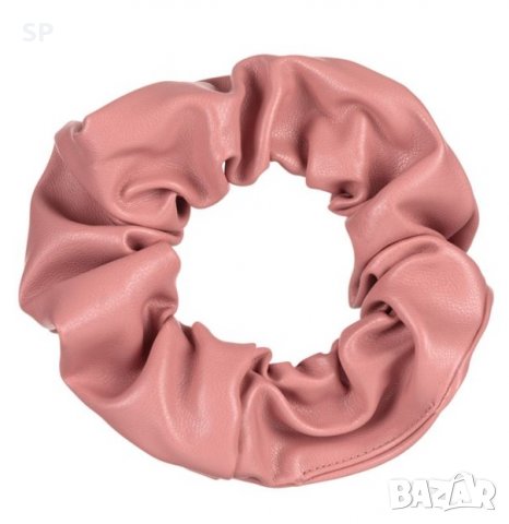Кожено скрънчи (ластик за коса), снимка 4 - Аксесоари за коса - 37299134