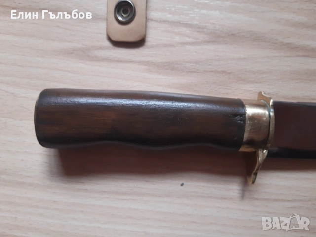 Нож с кания, ръчно кован, неупотребяван, снимка 4 - Ножове - 53074967
