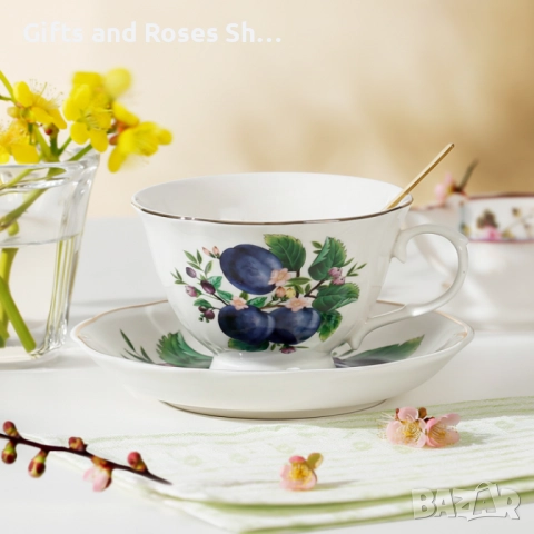 Нови модели чаши за капучино или чай с плодчета, снимка 2 - Чаши - 51842394