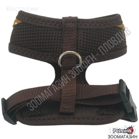 Нагръдник за Куче - с Точки - Pet Interest - XS, S, M, L, XL - Кафяв/Бял - 5 размера, снимка 3 - За кучета - 37051006