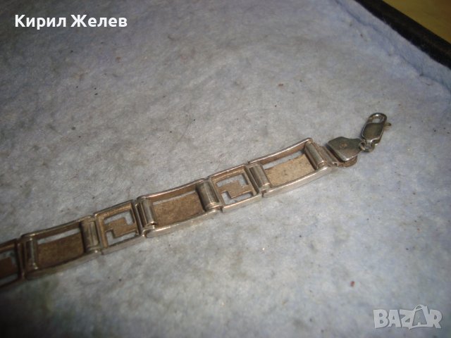 СТАРА СРЕБЪРНА КРАСИВА МАЙСТОРСКА АРТ ДЕКО СТИЛ ГРИВНА СРЕБРО 925 с ЛЕКА ЗАБЕЛЕЖКА! 27157 , снимка 16 - Гривни - 36795669