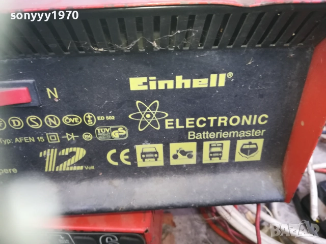 EINHEL 12V 15AMP.BATTERY CHARGER-ВНОС SWISS 0910251617, снимка 9 - Аксесоари и консумативи - 51999676