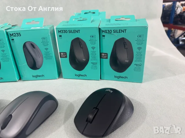 Мишка - Logitech M170 / M171 /M185 / M235 / M330 Silent, снимка 4 - Клавиатури и мишки - 54035798