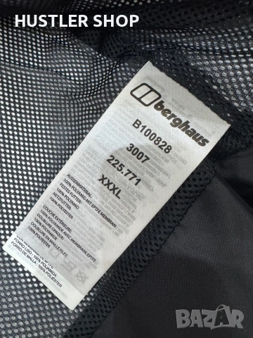 Мъжко водо и ветро устойчиво яке BERGHAUS GORE-TEX. Размер 3XL, снимка 9 - Якета - 53952299