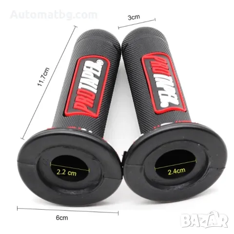 Дръжки за мотор Automat, АТВ и др, РА483, 2бр, 22x24мм, Оранжев, снимка 2 - Аксесоари и консумативи - 49325848