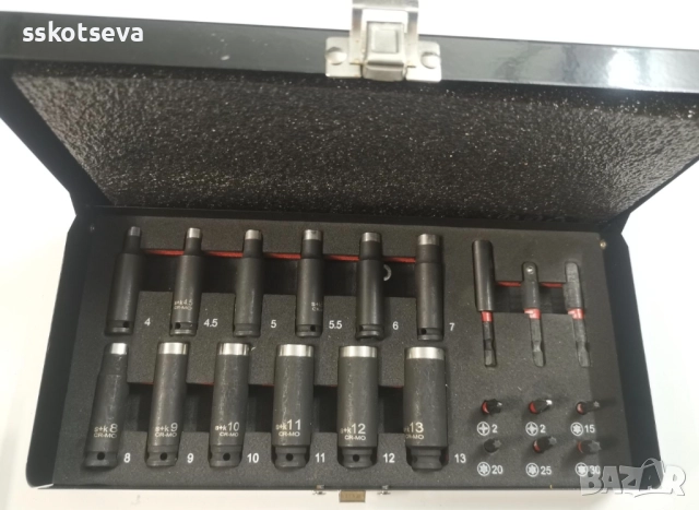 Parkside ударни вложки, снимка 2 - Винтоверти - 52905927