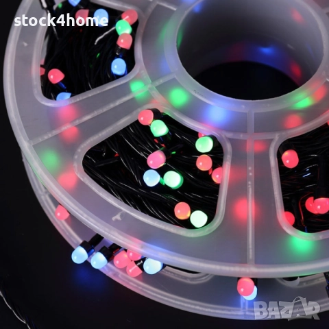 Водоустойчиви Коледни Led лампички Звездно небе - 50 метра 240 светлини, снимка 3 - Лед осветление - 52559953