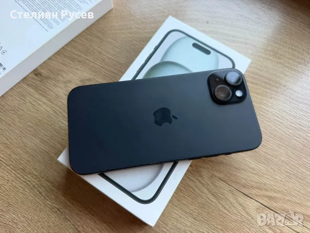apple iphone 15 PLUS BLACK  128gb 210944  440 евро - 128гб , батерия на 86% , изчистен от акаунти, и, снимка 10 - Apple iPhone - 56165458