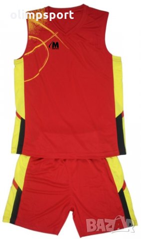 Екип за баскетбол, потник с шорти. Екип без номер. Подходящ за т, снимка 3 - Баскетбол - 31995470