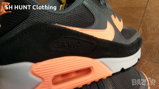 NIKE AIR MAX 90 ESSENTIAL SUNSET GLOW BLACK PLATINUM размер EUR 37,5 / UK 4 маратонки 114-13-S, снимка 5 - Маратонки - 52227595