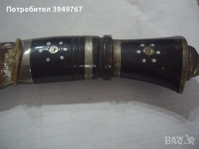 Старо голямо кукри., снимка 4 - Антикварни и старинни предмети - 54361835