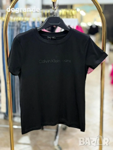 🍬🍬🍬Дамска Тениска Calvin Klein Бяла Черна Розова