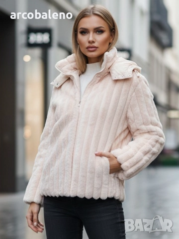 Дамско яке с качулка, 2цвята , снимка 4 - Якета - 52916224