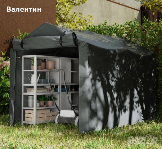 Външен навес за съхранение 220 х 157, снимка 6 - Други стоки за дома - 52771812