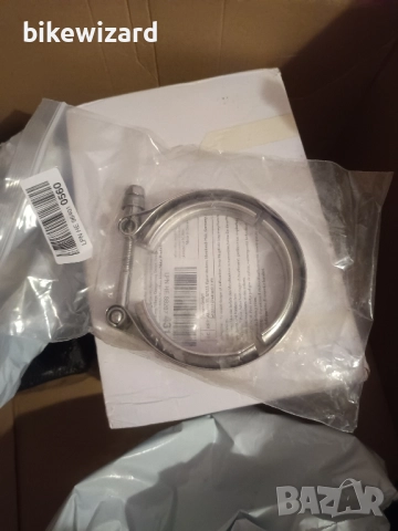 Скоба Godimg V-Band 3 инча (76,2 мм), универсални скоби за изпускателна система НОВА, снимка 5 - Части - 52554128