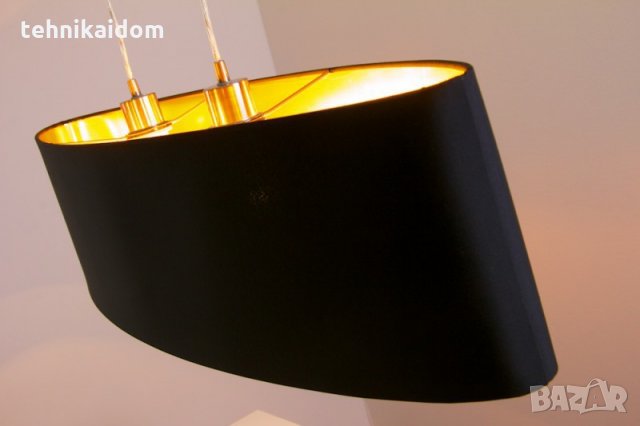 Лампа висяща матов никел 2 пламъка Eglo Leuchten Maserlo III внос от Германия, снимка 5 - Лампи за таван - 32054944