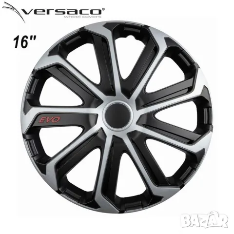 Тасове за джанти 16'' Versaco Evo Black/Silver, снимка 2 - Аксесоари и консумативи - 55861768
